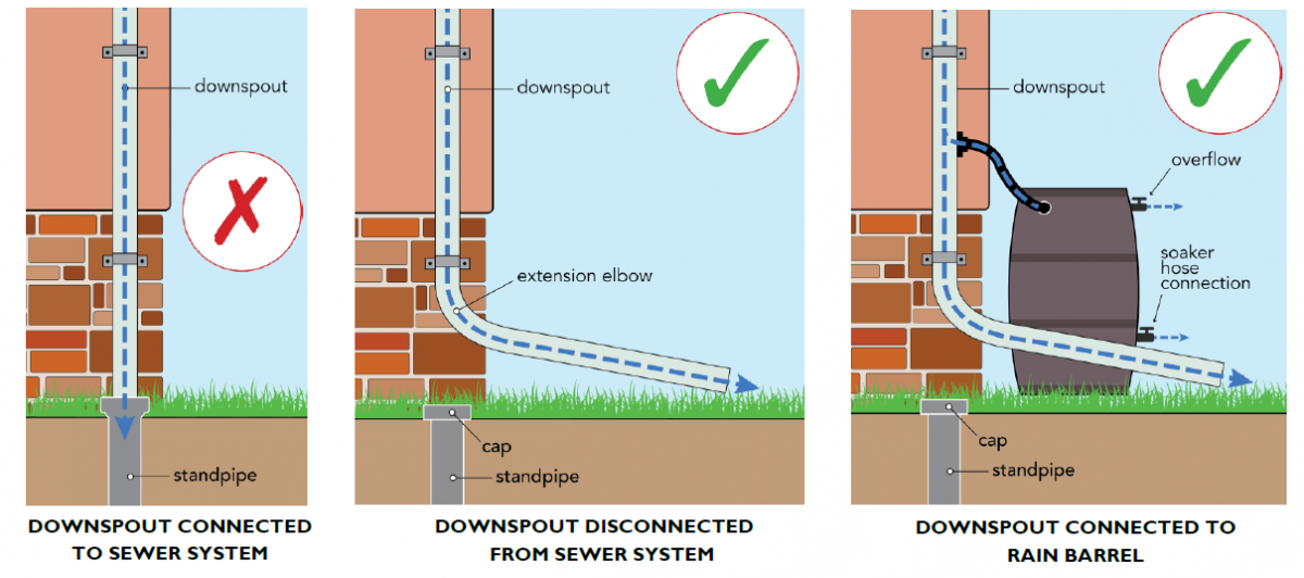 Downspout best sale